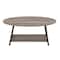 Household Essentials 39" Jamestown Oval Coffee Table